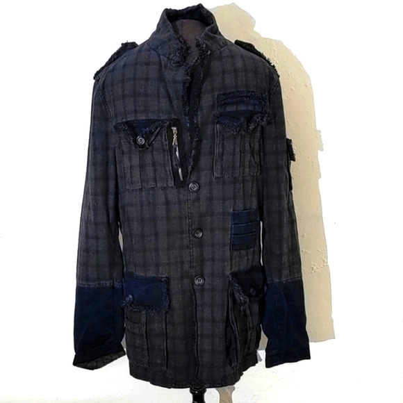 Zeus Other - Zeus Vintage Distressed Cargo Jacket